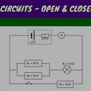 Electric Circuits Open And Closed Switch Grade 12 Physics
