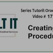Oracle PL SQL Program Units Lesson 2 Part 1 Stored Procedures