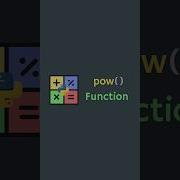 Pow Function In Python Programming Coding Python