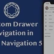 Custom Drawer Navigator In React Navigation V5 Tutorial