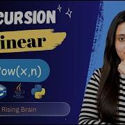 Pow X N Logarithmic Recursion Explained Divide Conquer Pattern Java Python C