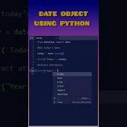 Creating Date Object Using Python Coding Python Shorts