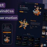 ReactJS TailwindCSS 4 1 Framer Motion Responsive Portfolio Website With Advanced Animations