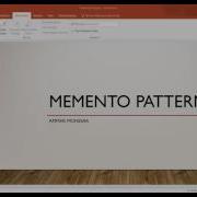 CIS 476 Memento Presentation