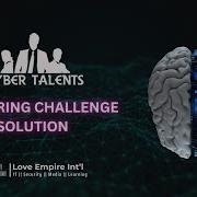CYBERSECURITY MASTERCLASS SESSION 16AC Cracking The Cybertalents Challenge Conjuring