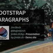 Bootstrap Paragraphs