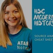 HSC Modern History Source Analysis Cheat Sheet