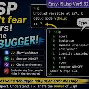 Lisp Debugger In 60 Seconds Don T Fear Errors Easy ISLisp Tutorial