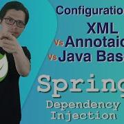 DI Configuration XML Vs Annotation Vs Java Dependency Injection Spring Tutorial Ch1 E1
