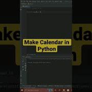 Make Calendar In Python