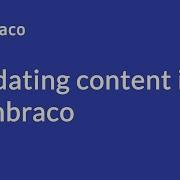 Updating Content In Umbraco