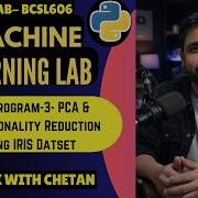 VTU BCSL606 ML Lab Program 3 PCA Dimensionality Reduction Using Python 6th Sem AI WITH CHETAN