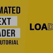 Text Loading Animation CSS CSS Loader CSS Tutorial