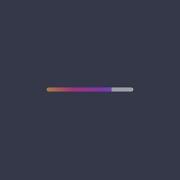 Colorful Animated Goal Progress Bar Indicator HTML CSS