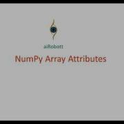 NumPy Array Attributes
