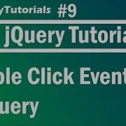 JQuery 9 Double Click Event In JQuery