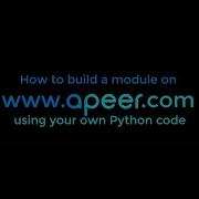 84 How To Build A Docker Module With Your Code And Run It On APEER