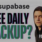 Setup Automatic Backups For A Supabase DB For Free Using GitHub Actions
