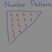 6 Number Pattern In Java Java Pattern Printing