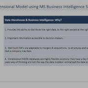 Introduction To Creating A Multidimensional Database