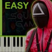 SQUID GAME THEME EASY Piano Tutorial