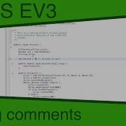 LeJOS EV3 Ep17 Adding Comments