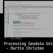 PyCon DE 2018 Processing Geodata Using Python Martin Christen
