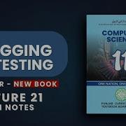 1 21 Software Debugging Testing Types Of Testing PTB New Book 2025 Class 11 Computer Science