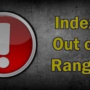 Fix Index Out Of Range Error In Unity