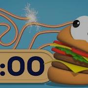 Countdown 1 Minute Burger Bomb Timer 2024