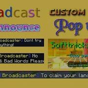 ANNOUNCE Or BROADCAST Your CUSTOM MESSAGE In Your MINECRAFT SERVER SMP BROADCASTER TUTORIAL