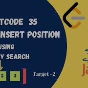 Leetcode 35 Search Insert Position Java Solution Binary Search