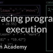 Tracing Program Execution Intro To CS Python Khan Academy