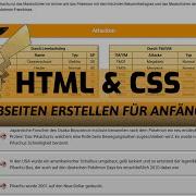 Wie Man Eine Website Erstellt HTML CSS Tutorial Für Absolute Anfänger Deutsch