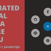 How To Create Animated Share Menu Button Using HTML CSS JavaScript