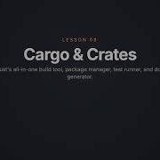 Learn Rust Easily 8 Cargo Crates