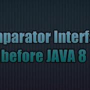 Comparator Before Java8