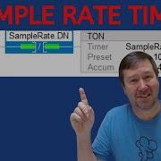 Programming A Sample Rate Timer In An Allen Bradley PLC
