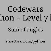 Codewars Python Sum Of Angles