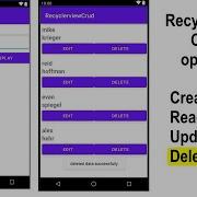 Android Studio CRUD RecyclerView CRUD Operation 4 Delete RecycleView SQLite Data