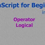 14 JavaScript Beginner Tutorials Operator Logical Hindi
