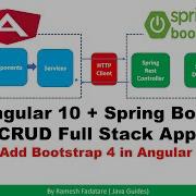 Angular Spring Boot CRUD Full Stack App 9 Add Bootstrap 4 In Angular App