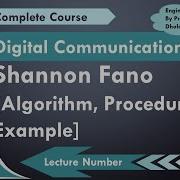 1 Shannon Fano Encoding Algorithm Procedure Example Explained In Digital Communication