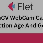Flet Tutorial OpenCV Webcam Age And Gender Detection