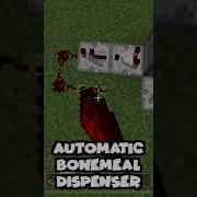 How To Make An Automatic Bonemeal Dispenser In Minecraft MCPE Console PC Shorts
