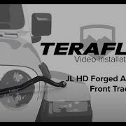 JL JLU Передняя поперечная тяга Alpine IR Установка TeraFlex