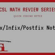 ACSL Math Prefix Infix Postfix Notation