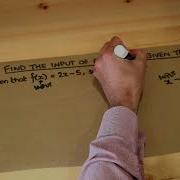 Key Skill Find The Input Of A Function Given The Output