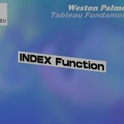 INDEX Function TABLEAU Fundamentals