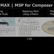 MAX MSP For Composer 002 12 Tone Scale And Set Theory Analysis
